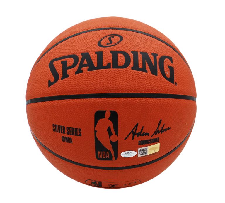 Dennis Rodman Autographed Spaulding Silver Series NBA Basketball