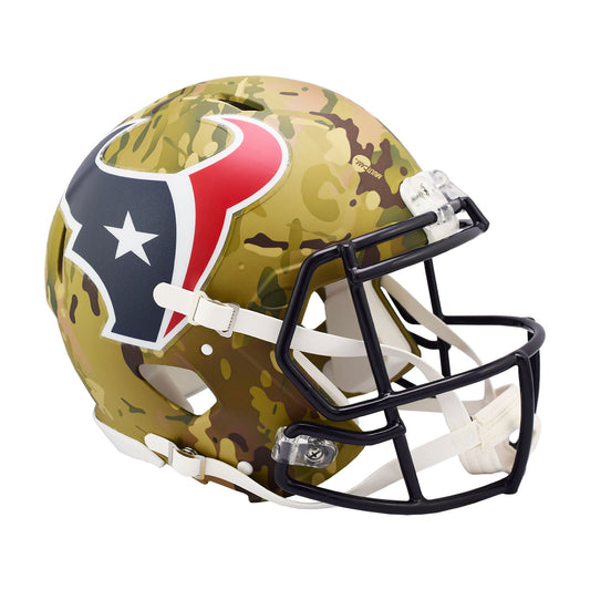 Houston Texans Riddell Camo Full Size Authentic Proline Football Helmet