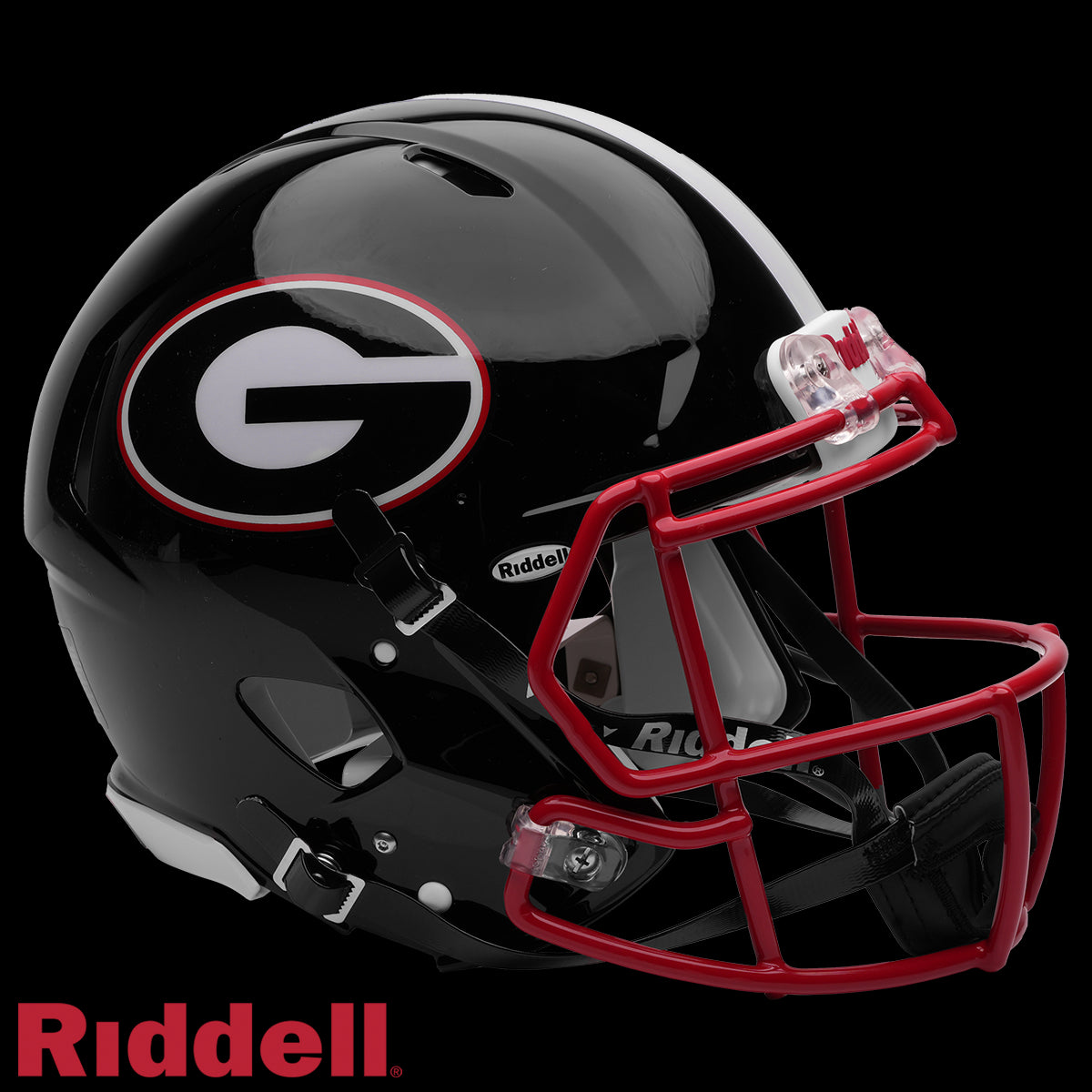 GEORGIA (Bulldogs) - BLACK SPEED Revolution - Authentic F/S PROLINE FOOTBALL HELMET - 8060425
