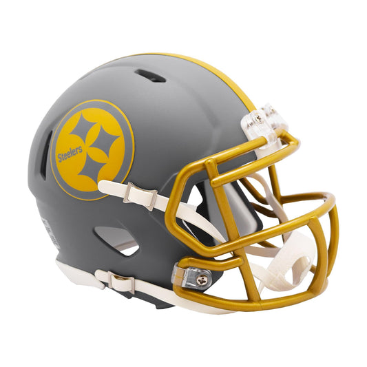 Pittsburgh Steelers SLATE Mini Football Helmet