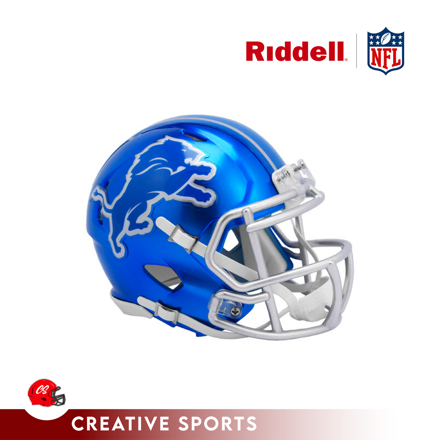 Detroit Lions Riddell Flash Speed Mini Football Helmet