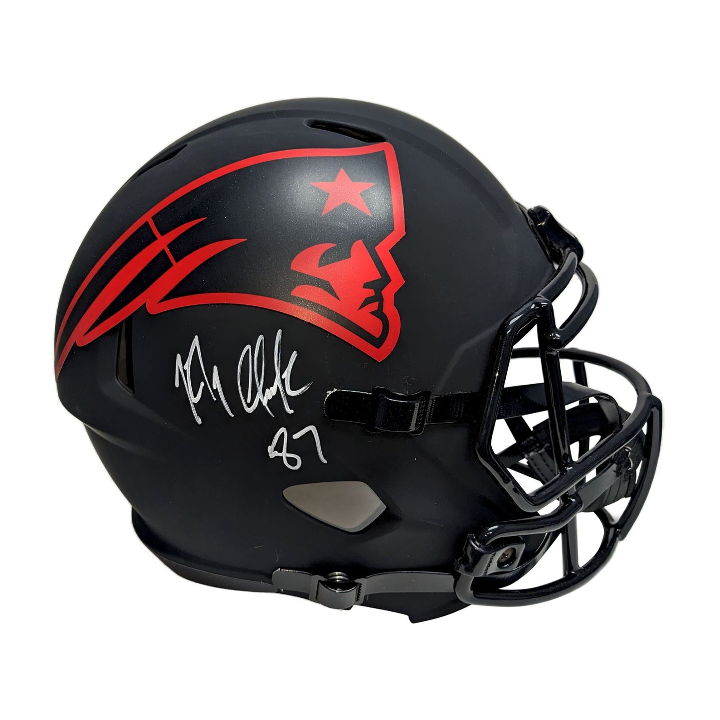 Rob Gronkowski Autographed New England Pats Eclipse Replica Full Size Helmet - PSA