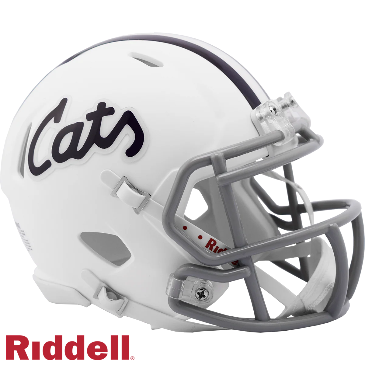 Kansas State (Wildcats) Flat White Mini Football Helmet