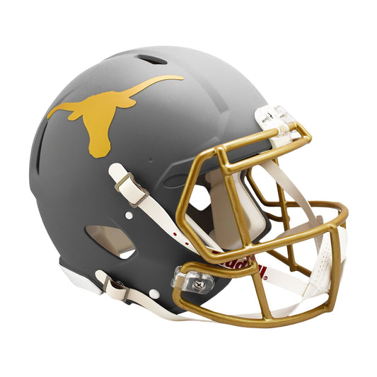 Texas Longhorns SLATE Full Size Authentic Football Helmet