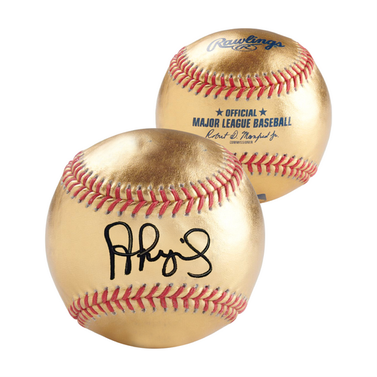 Albert Pujols Gold Signed Baseball - Beckett Authentication