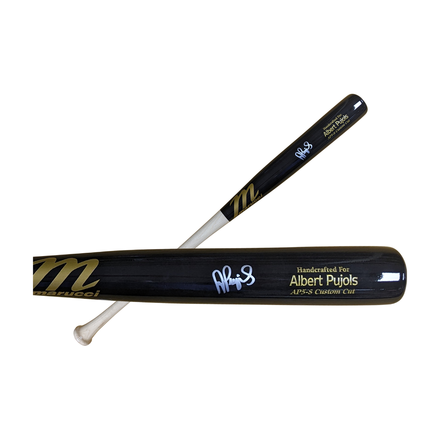 Albert Pujols Signed Marucci Game Model Bat - Beckett Authentication