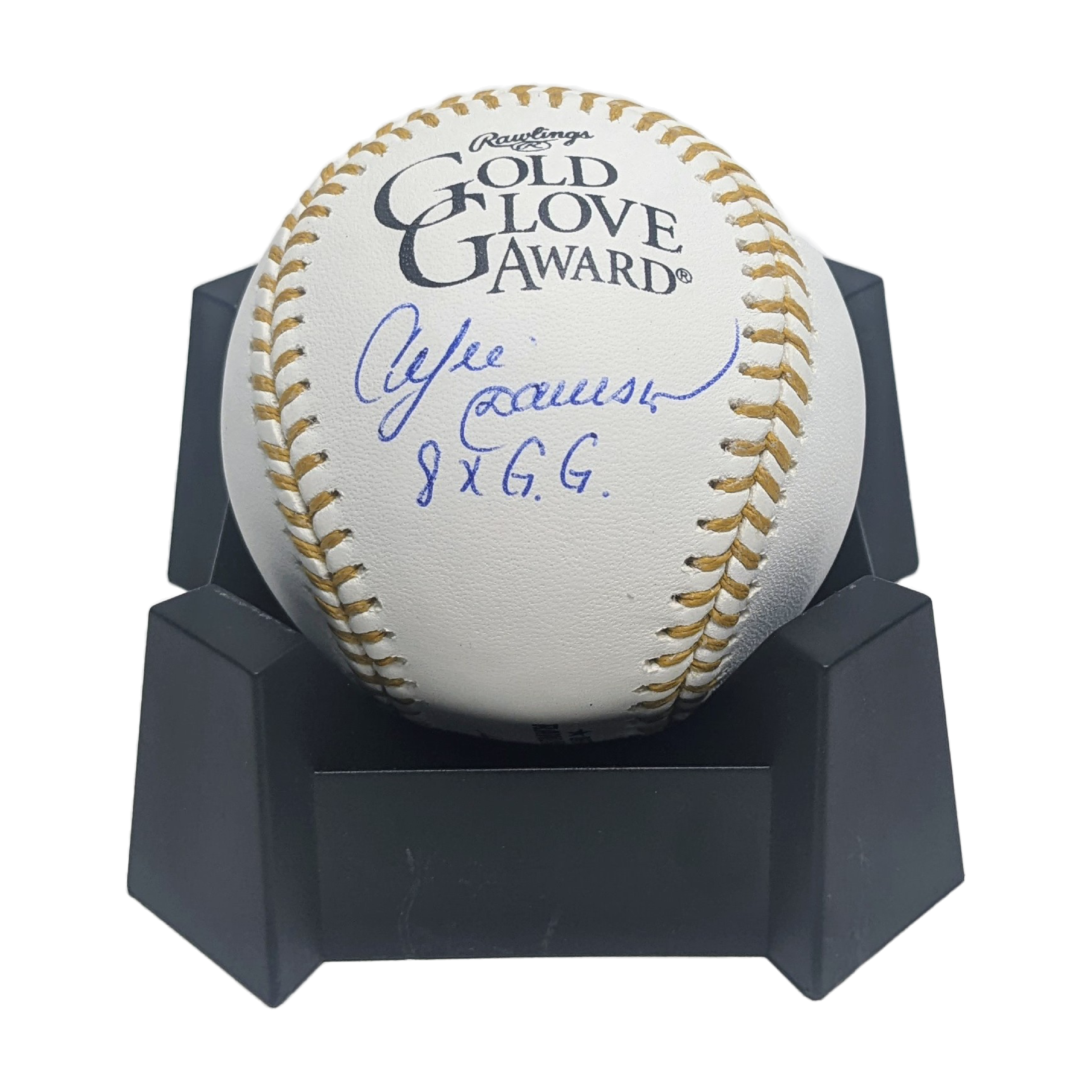 Andre Dawson Autographed Signed 8X Gg Official Rawlings Gold Glove Major  League Baseball Beckett COA - Autographs