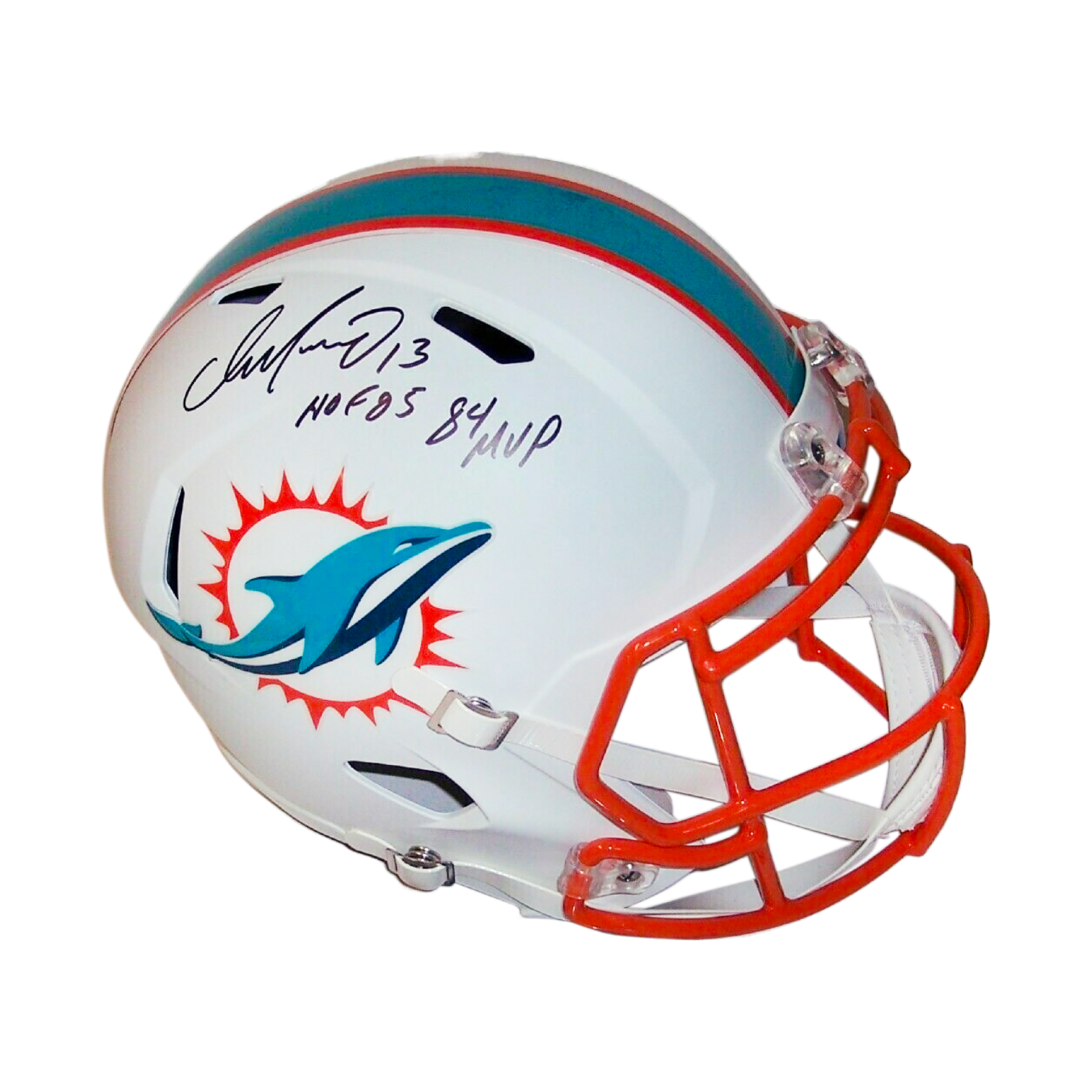 Dan Marino Signed Miami Dolphins Riddell Speed Mini Helmet