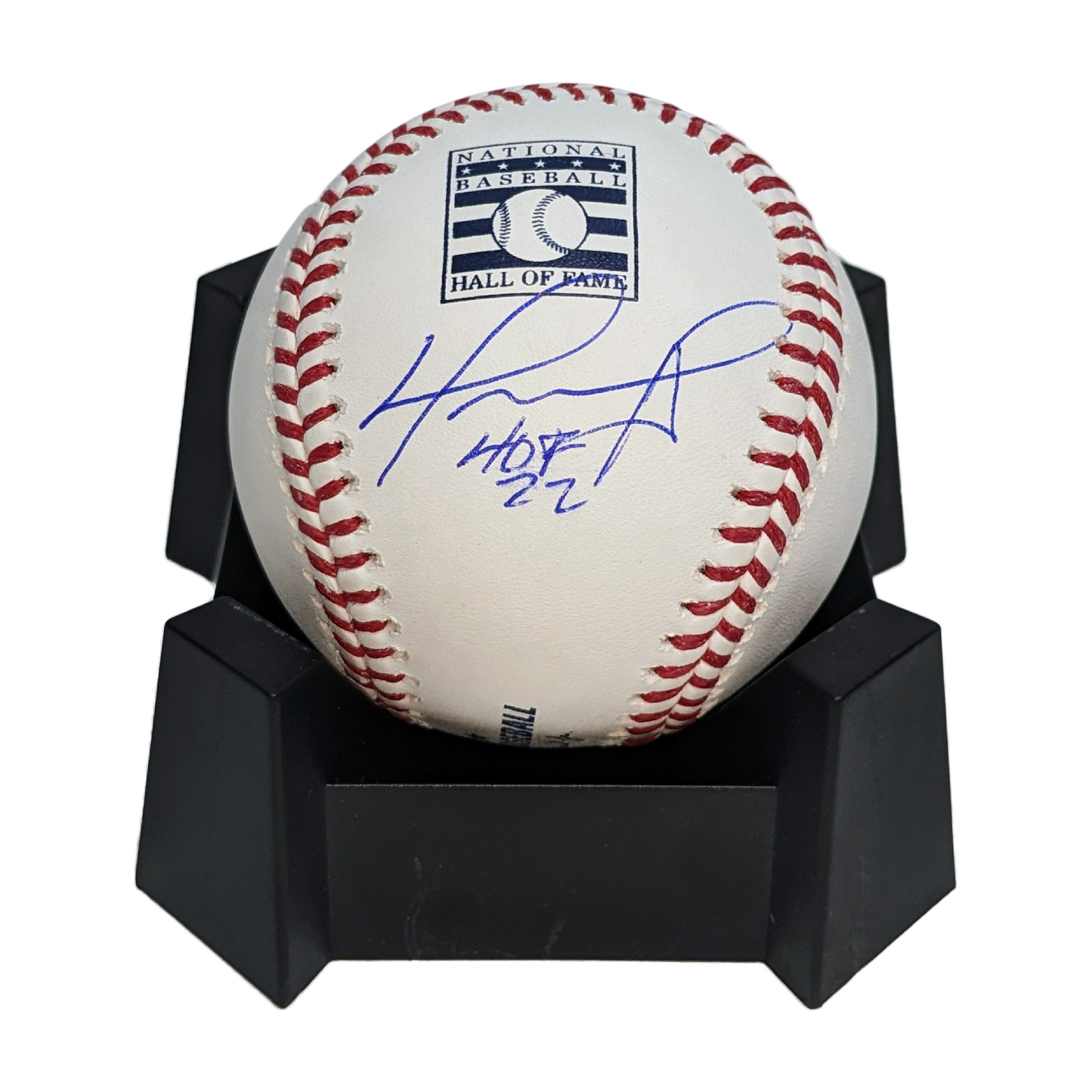 David Ortiz Autographed Official MLB Hall of Fame Baseball. PSA/DNA Authentication.