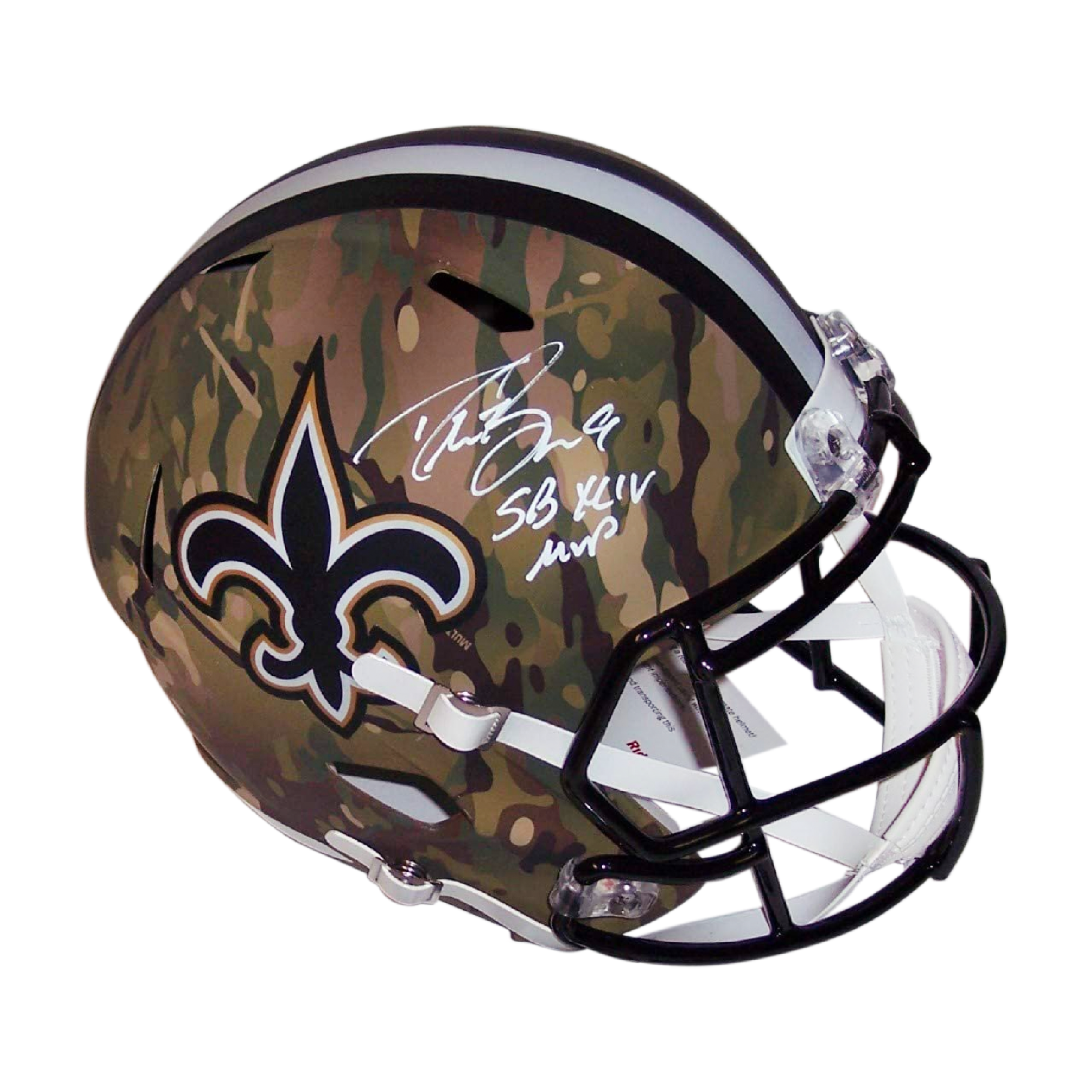 Drew Brees Signed New Orleans Saints Riddell Full Size Replica