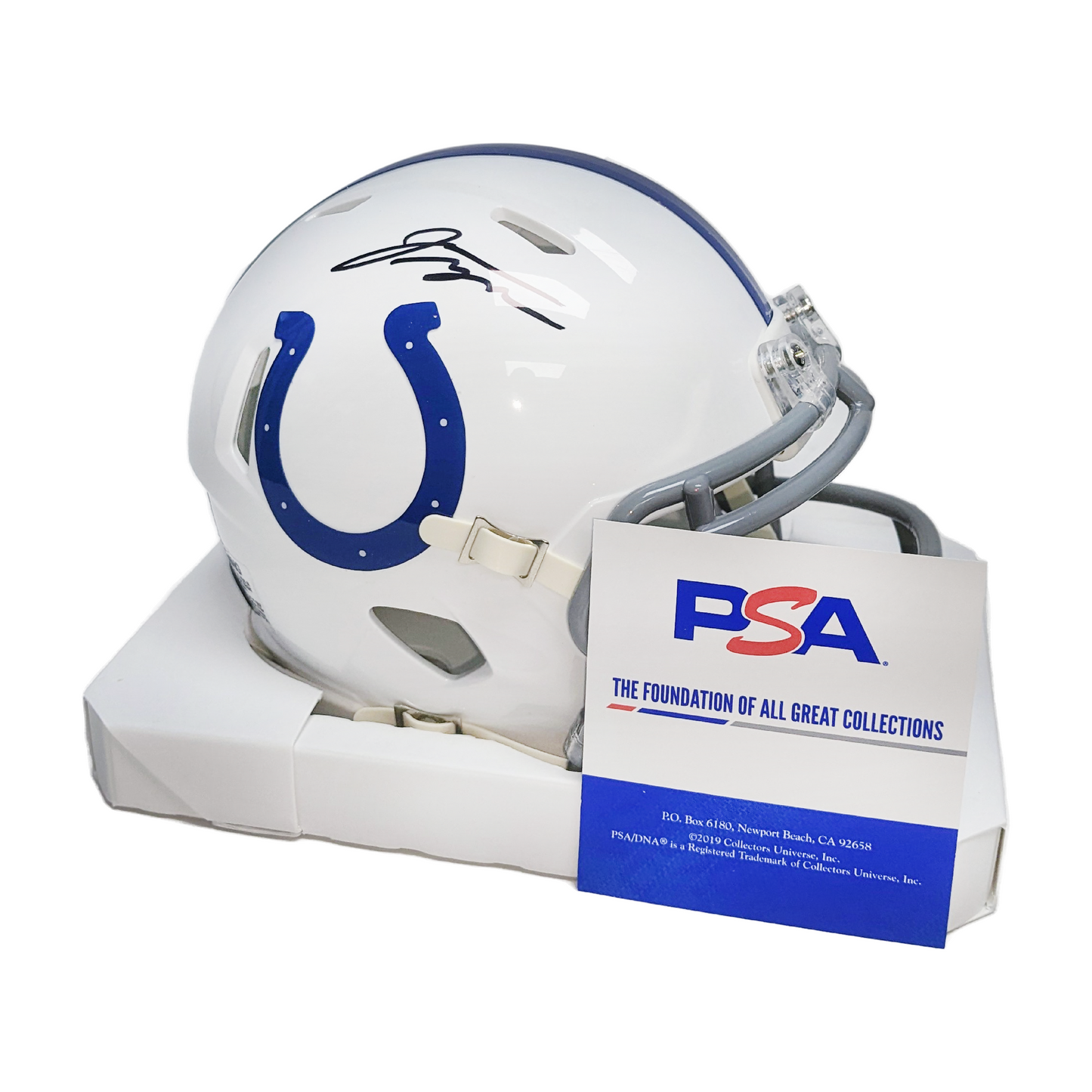 Jonathan Taylor Autographed Hand Signed Indianapolis Colts Speed Mini Football Helmet - PSA/DNA