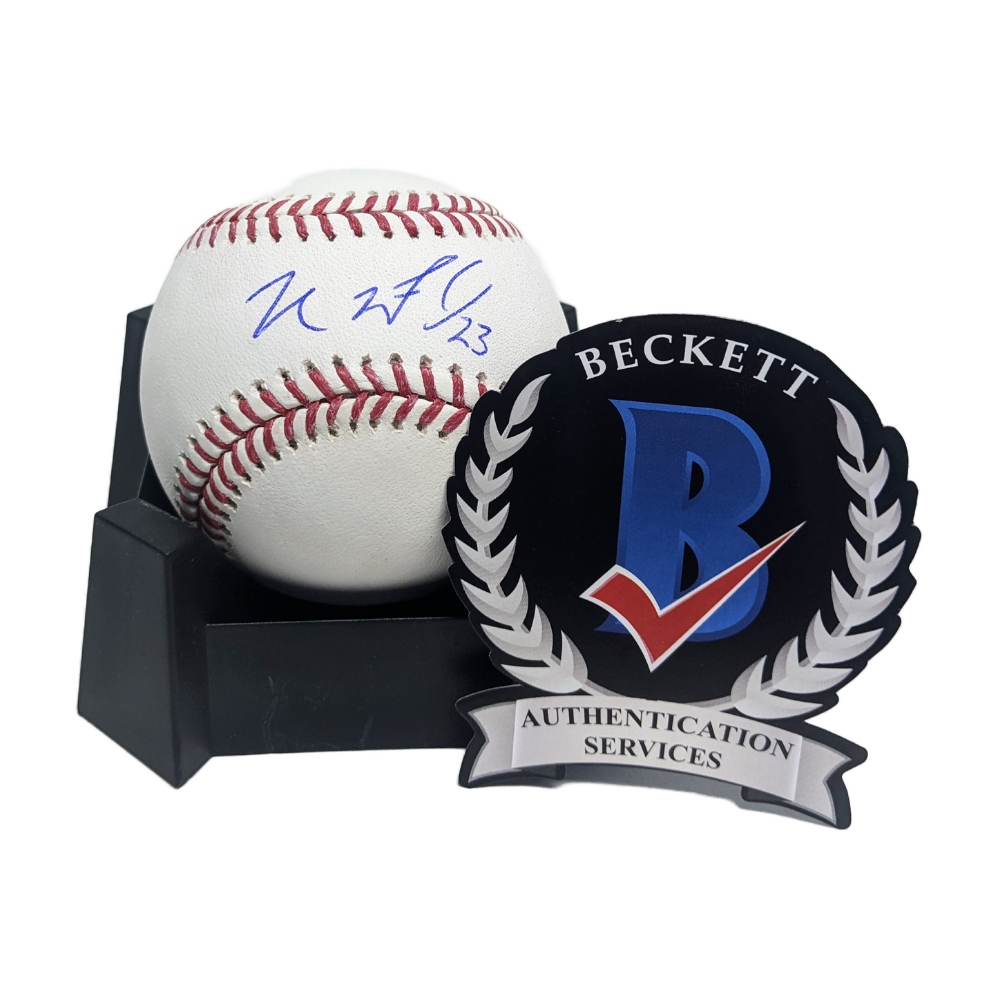 Michael Brantley Autographed Official MLB Baseball. Beckett Authentication.