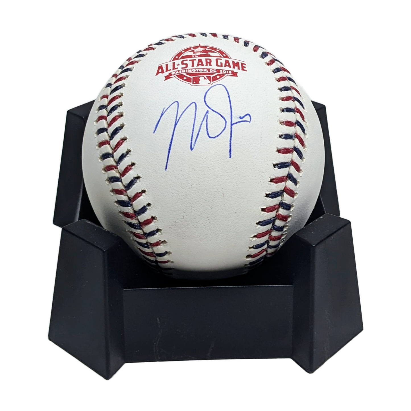 Mike Trout Autographed All Star Game Baseball. MLB Authentication.