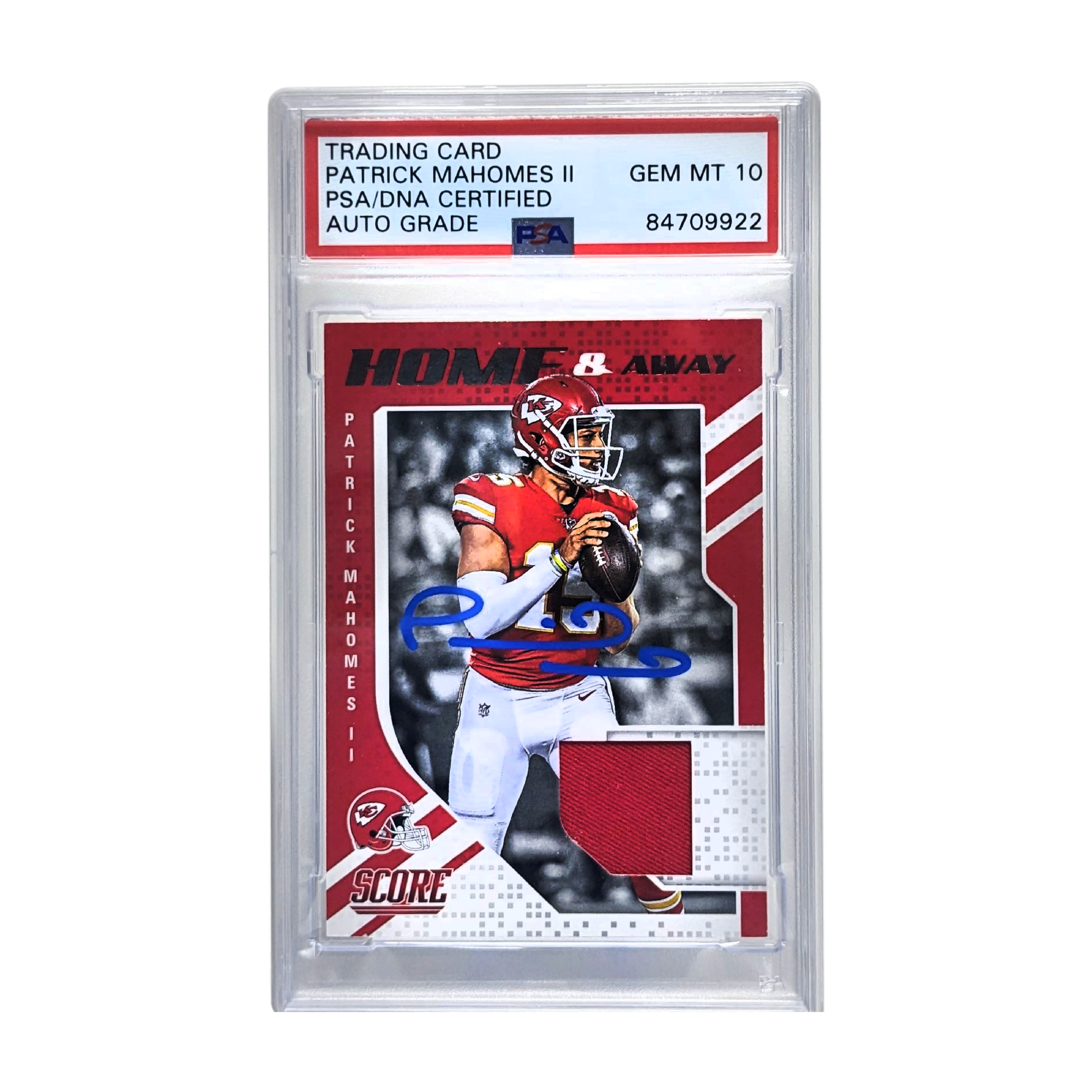 Patrick Mahomes II College Rookie Jersey Card
