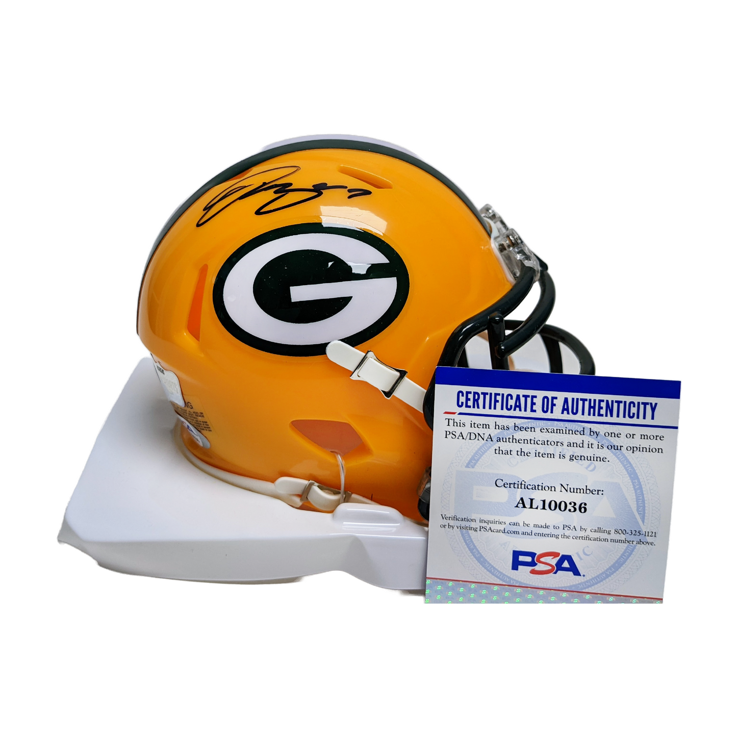 Quay Walker Autographed Hand Signed Riddell Green Bay Packers Speed Mini Football Helmet - PSA Authentication