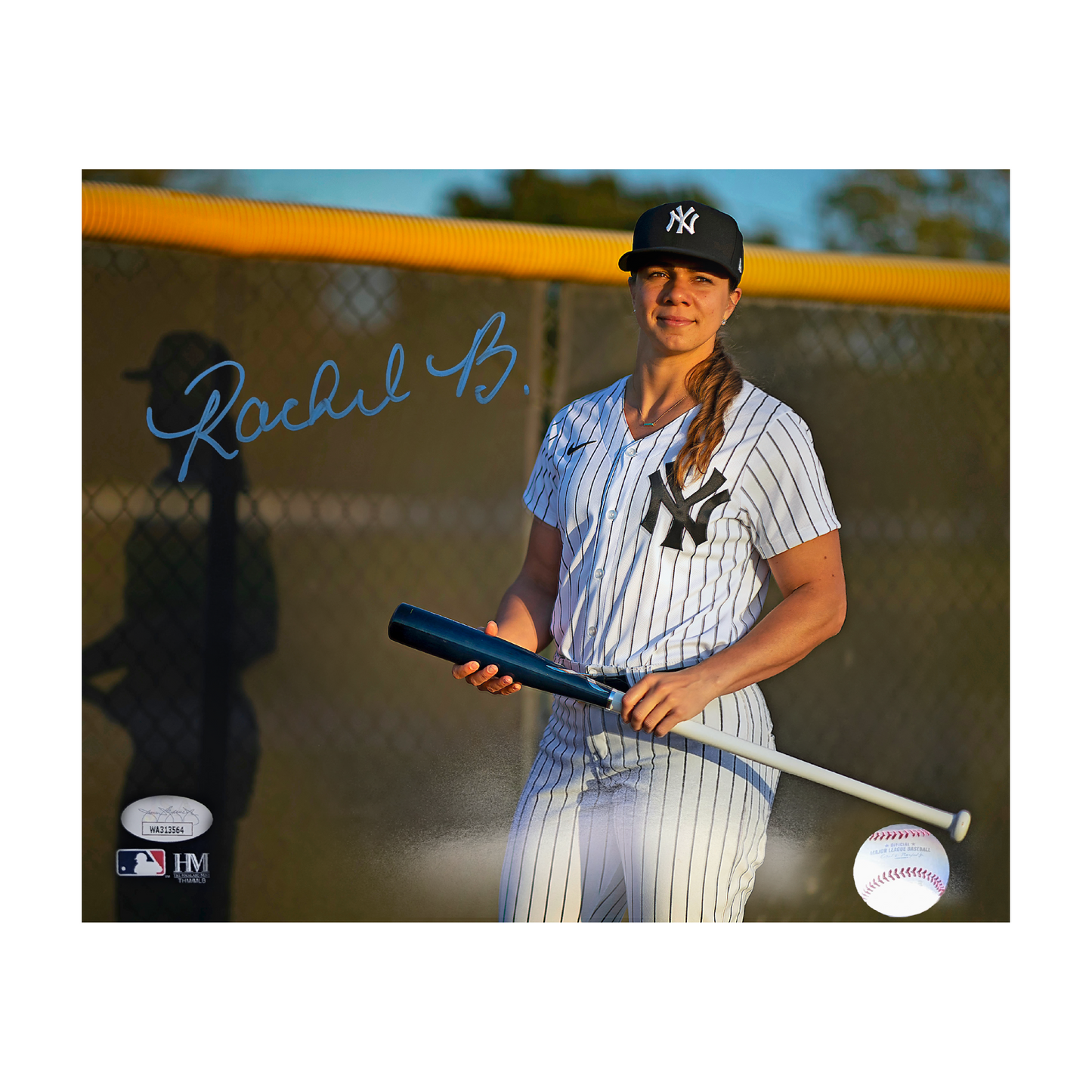 Rachel Balkovec New York Yankees Autographed 8x10 - JSA Authentication
