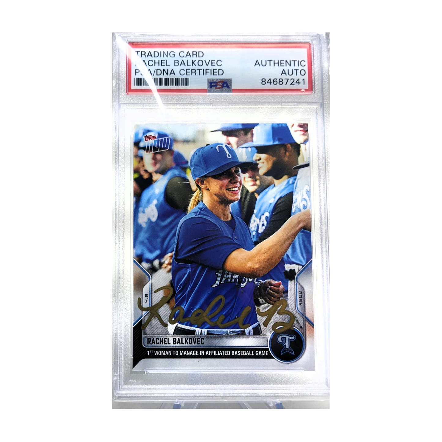 Rachel Balkovec Signed Authentic PSA/DNA Topps Now MLB