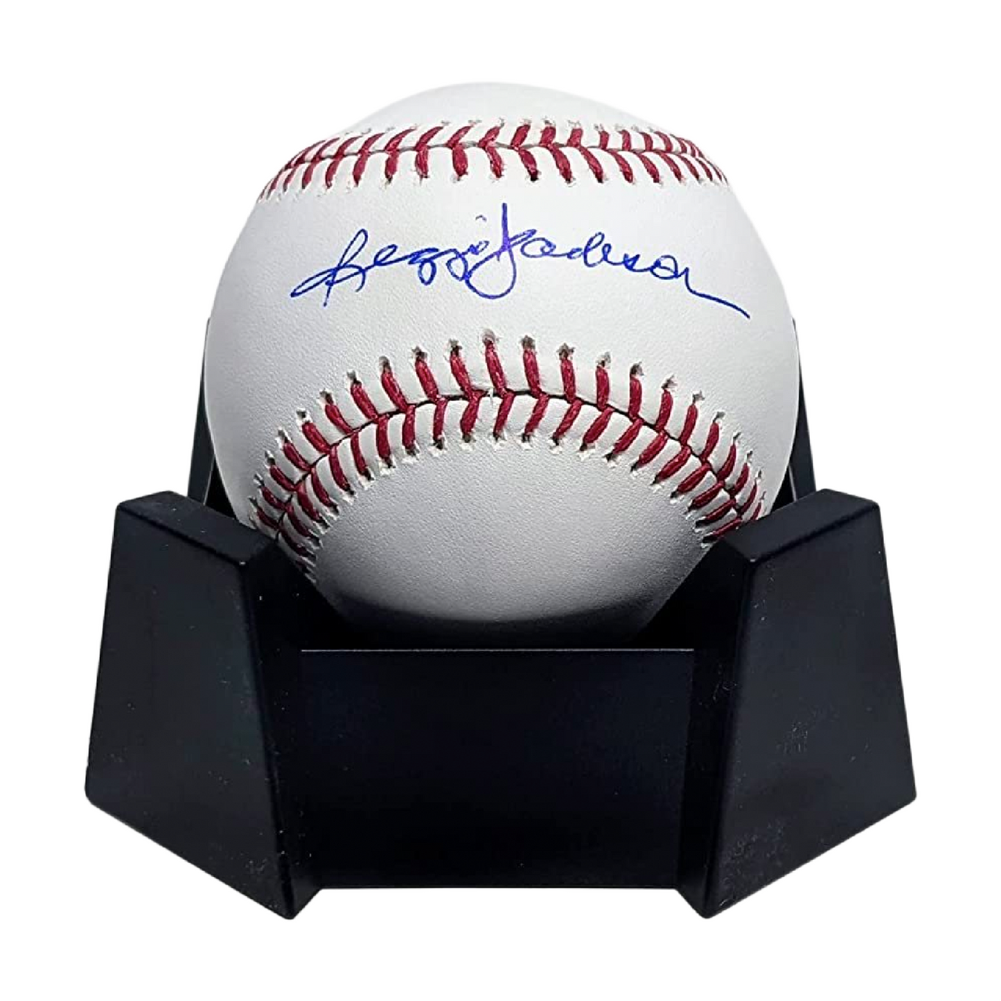 Reggie Jackson Autographed Official MLB Baseball. BAS Authentication.