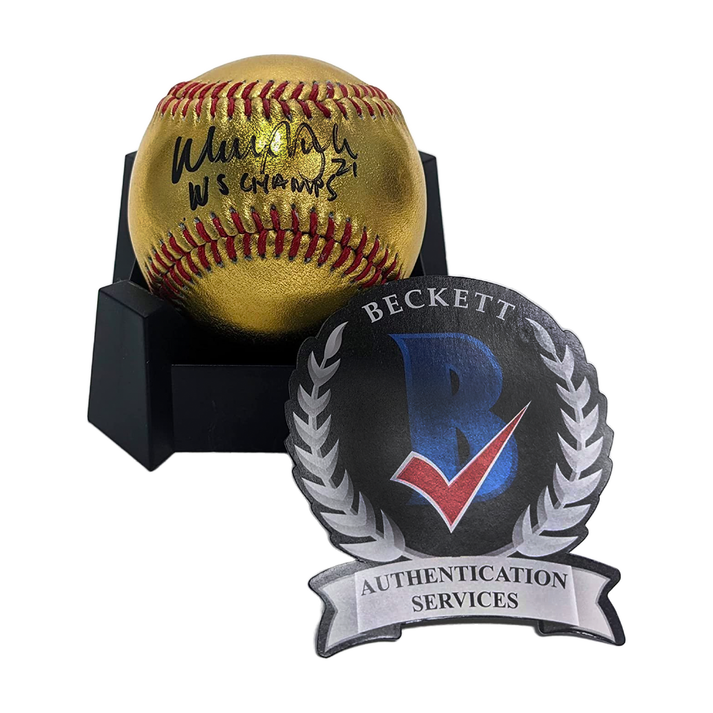 Walker Buehler Autographed Official MLB Baseball. BAS Authentication.