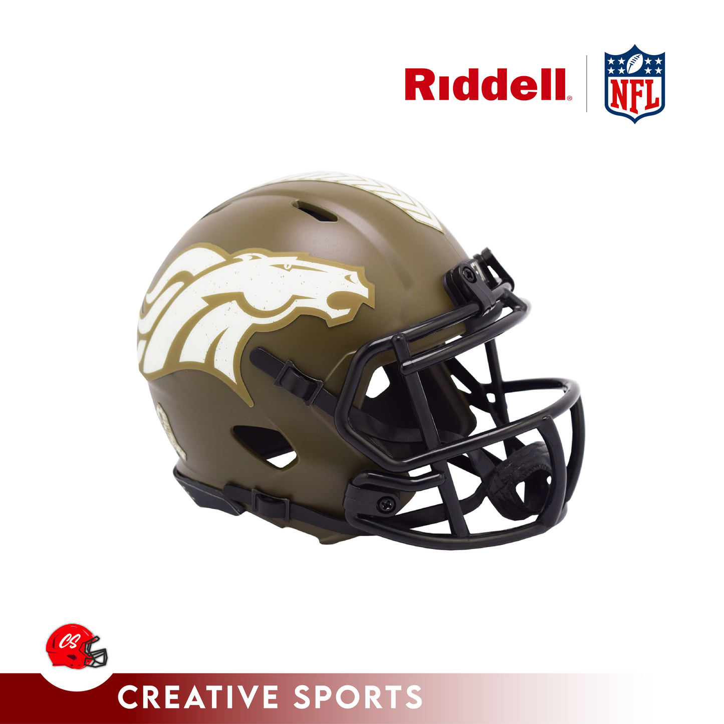 Denver Broncos Salute to Service Speed Mini Helmet