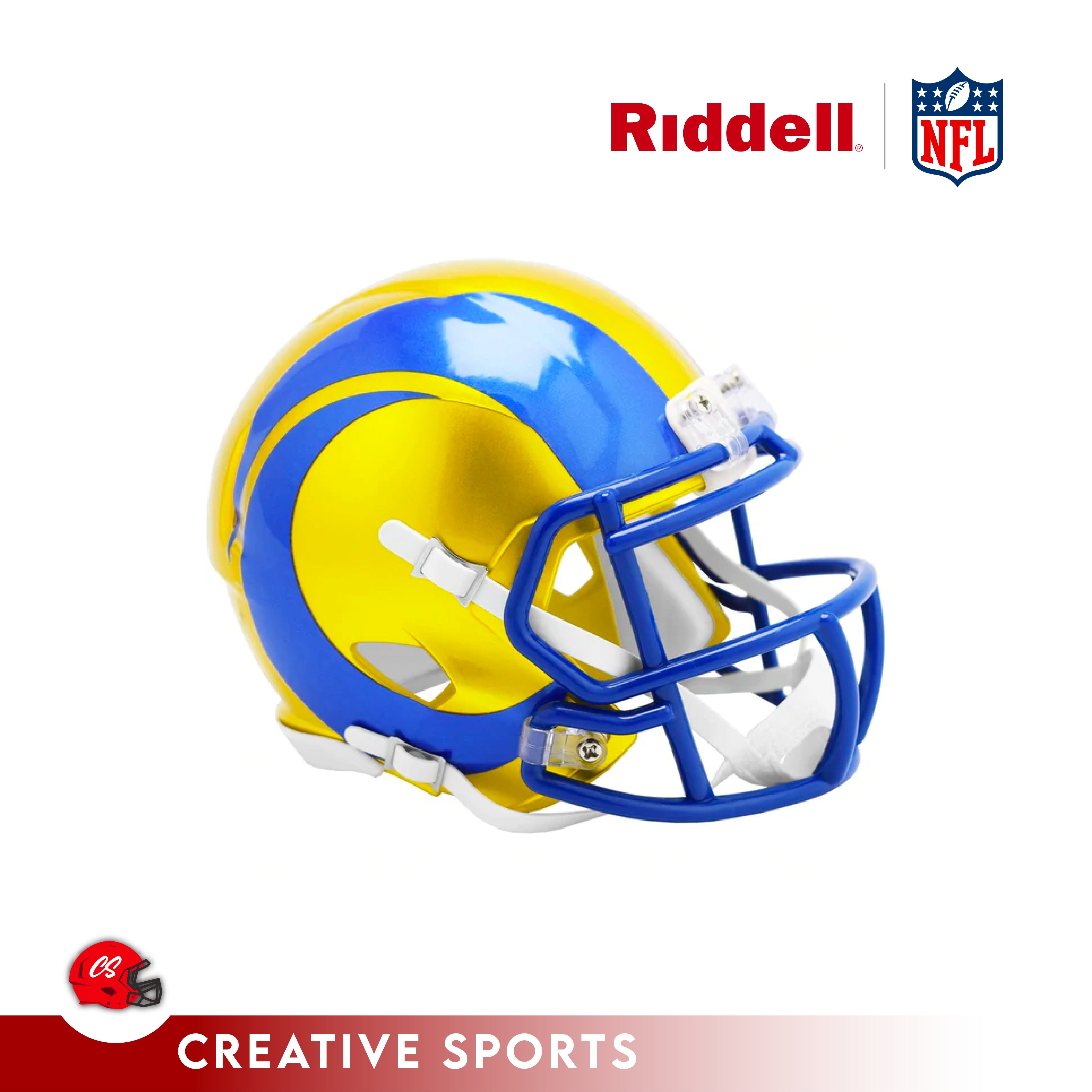 Los Angeles Rams Riddell Flash Speed Mini Football Helmet – Creative Sports