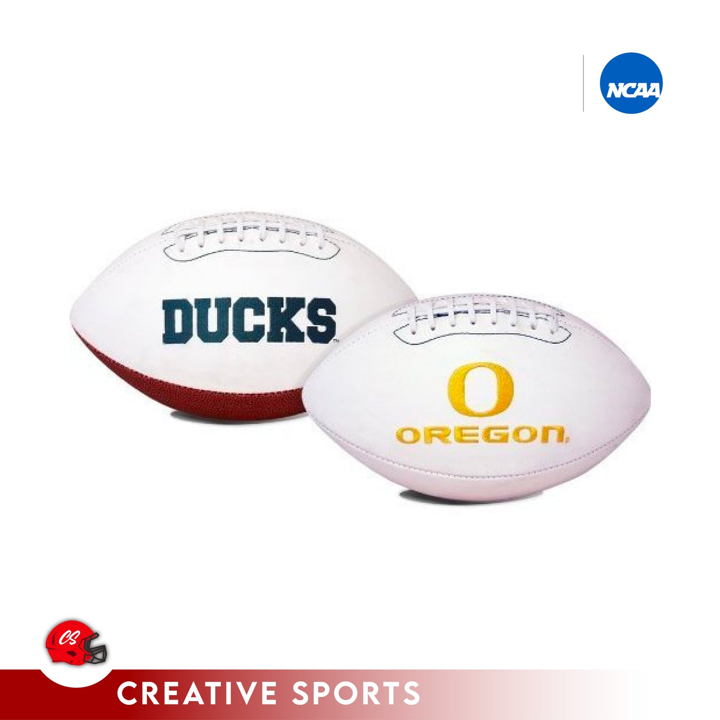 Oregon Ducks Embroidered Logo Signature Series Full Size Football