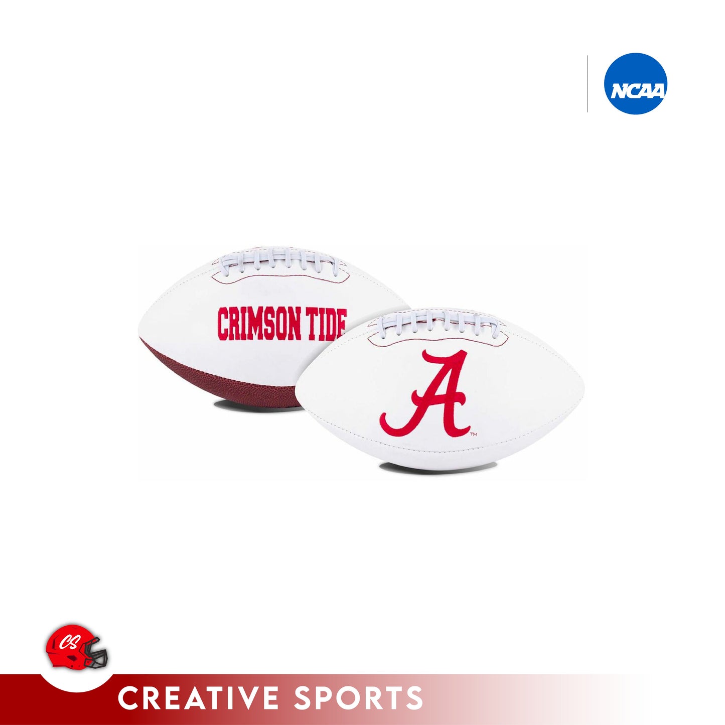 Alabama Crimson Tide Embroidered Logo Signature Series Full Size Football