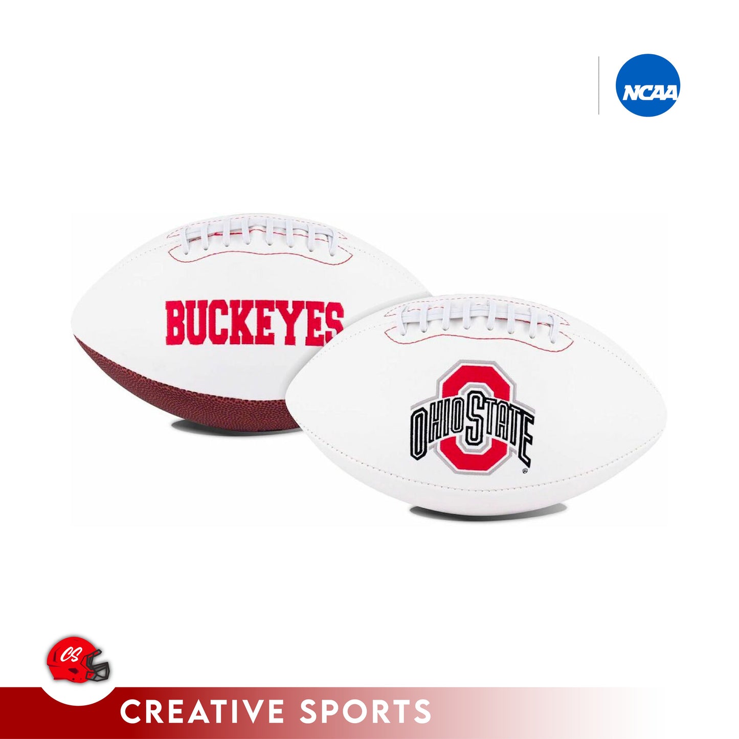 Ohio State Buckeyes Embroidered Logo Signature Series Full Size Football