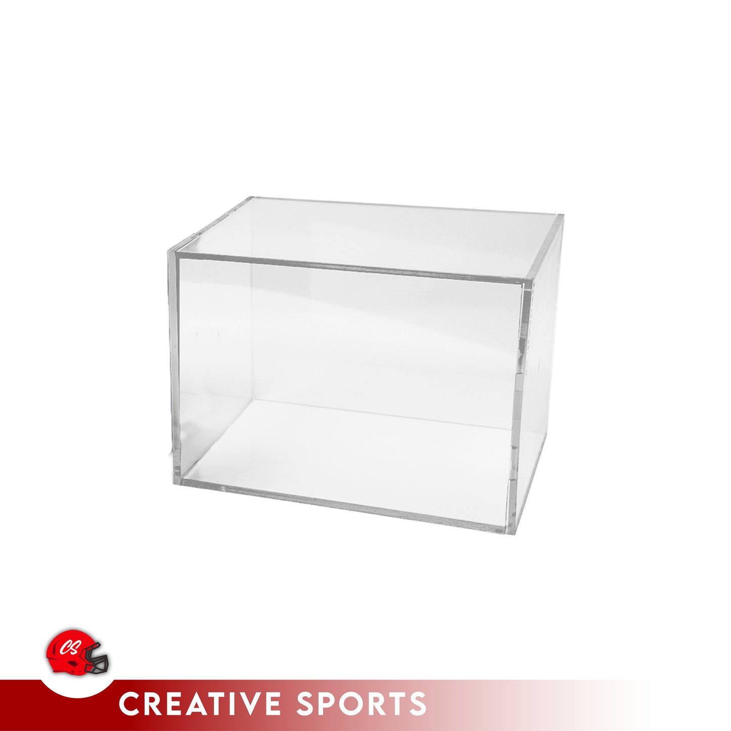 BallQube Mini Football Helmet Display Case -Holder
