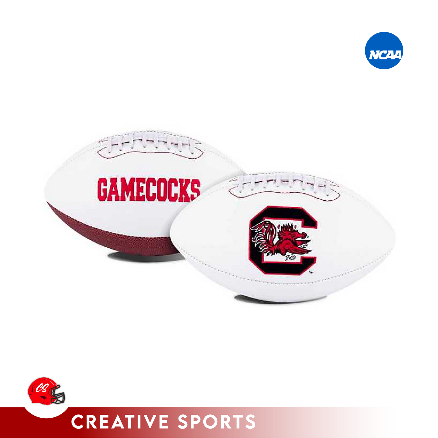 South Carolina Embroidered Logo Signature Series Full Size Football