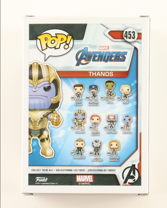 Josh Brolin Signed "Avengers" #453 Thanos Funko Pop! - ACOA