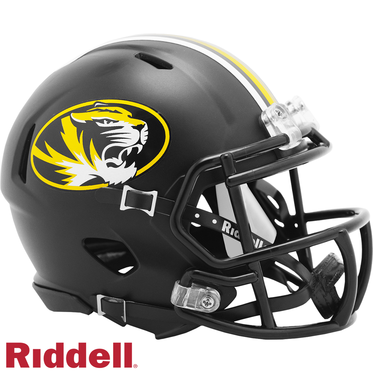 Missouri Tigers Anodized Black Mini Football Helmet #8056008