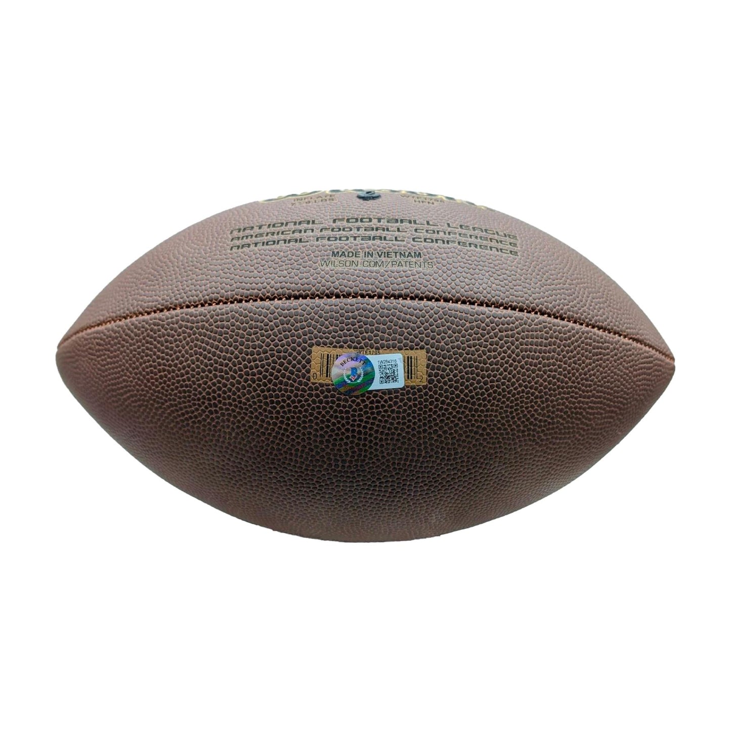 Tee Higgins Autographed Wilson Super Grip Football - BAS