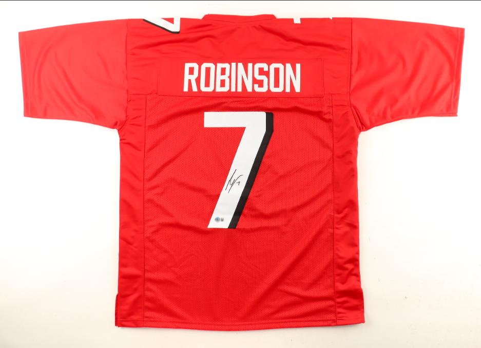 Bijan Robinson Signed Atlanta Falcons Custom Jersey - Beckett