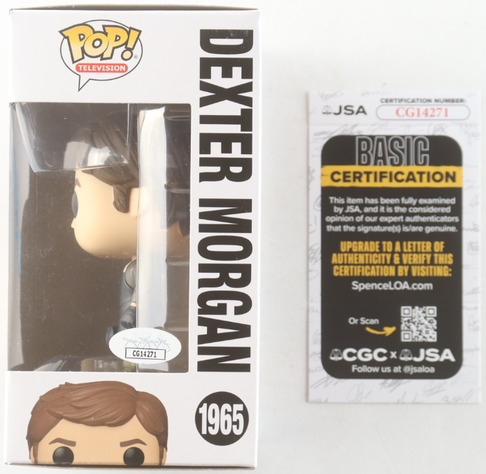 Michael C. Hall Signed "Dexter" #1965 Dexter Morgan Funko Pop! - JSA