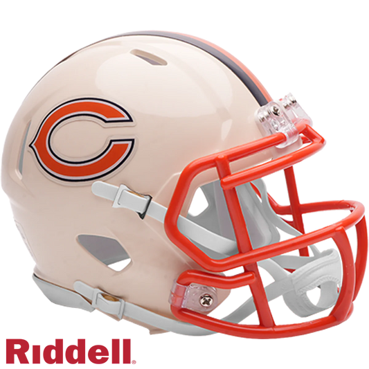 Chicago Bears Retro Speed Mini Football Helmet