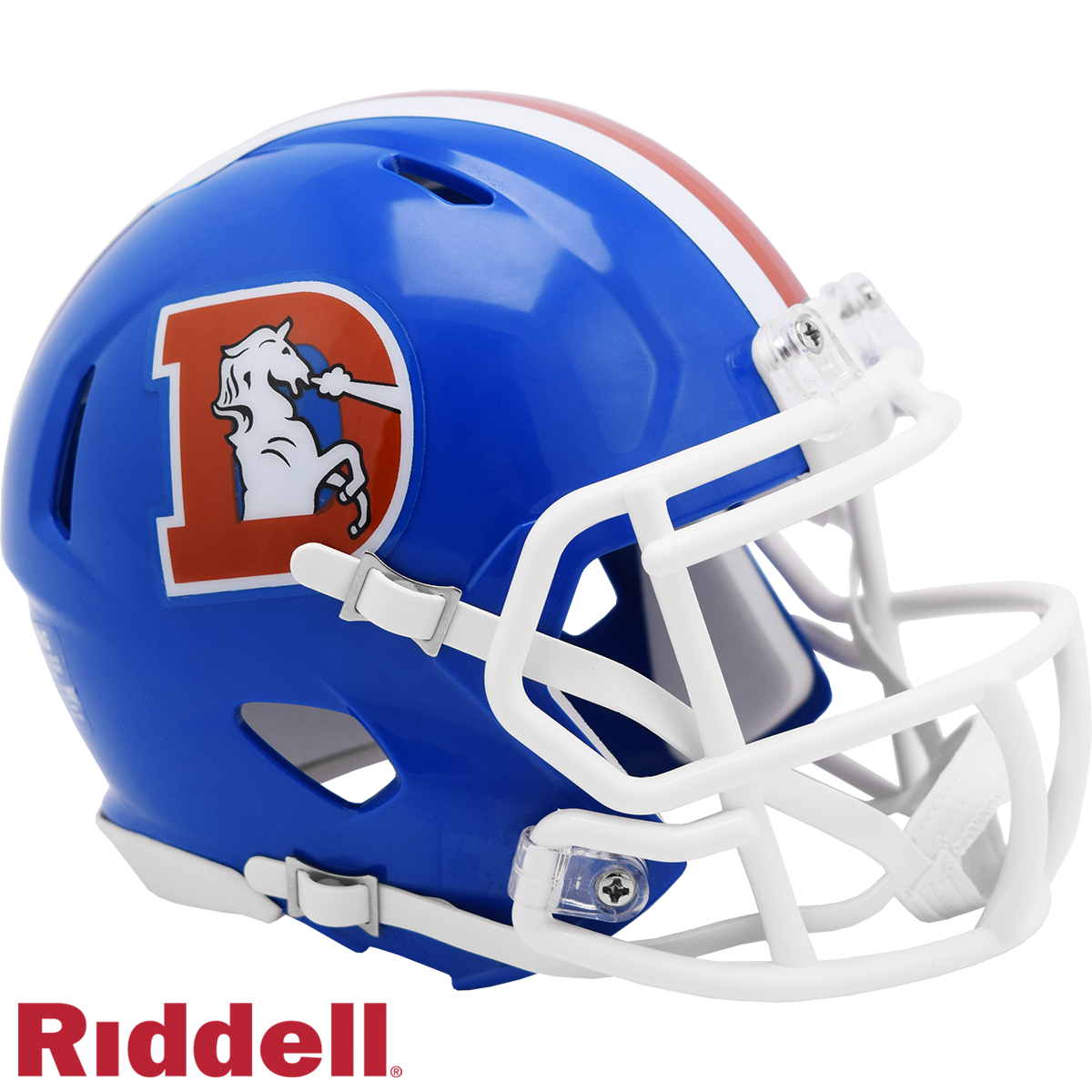 Broncos T/B (75-96) (Blue D) Mini Football Helmet #8057827