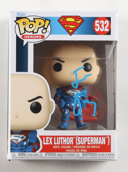 Jesse Eisenberg Signed "Superman" #532 Lex Luthor Funko Pop! - Beckett