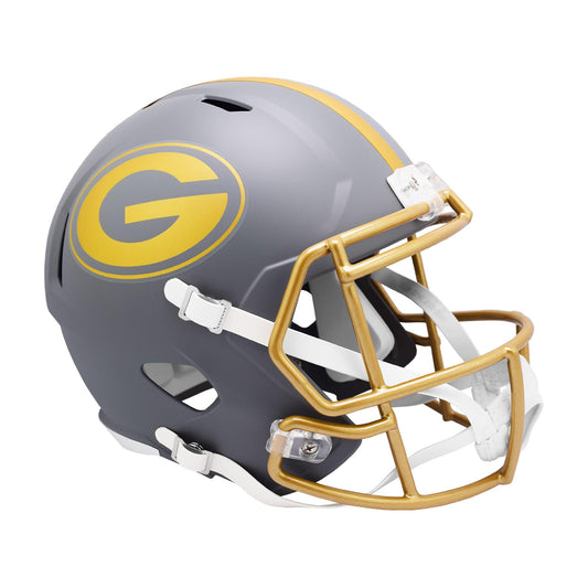 Green Bay Packers SLATE Full Size Replica Football Helmet