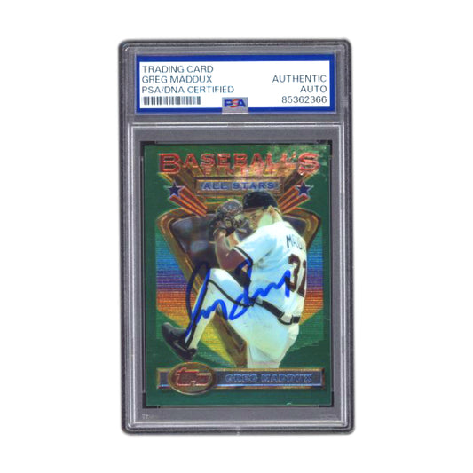 1993 Topps Finest All-Stars Greg Maddux #85 PSA/DNA Authentic Auto