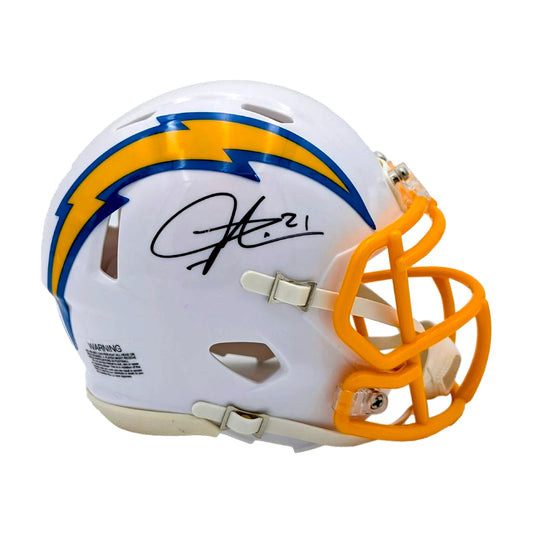 LaDainian Tomlinson Signed Chargers Speed Mini Helmet - Beckett