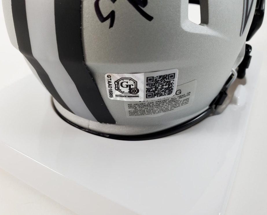 Larry Brown Signed Cowboys Rave Speed Mini Helmet Inscribed "SB XXX MVP" - GTA