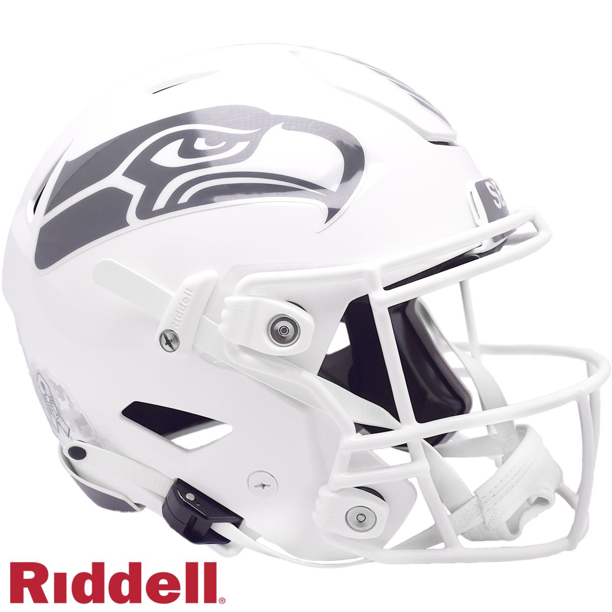 Seattle Seahawks 2024 Salute to Service Riddell SpeedFlex Authentic Football Helmet