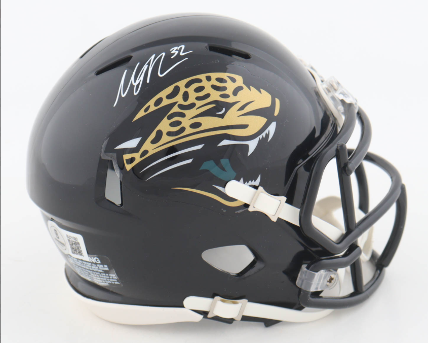 Maurice Jones-Drew Signed Jaguars Mini Helmet - Beckett