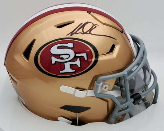 Mike Evans Signed 49ers Mid-Size MIDI Speedflex Helmet w/ Visor - Beckett