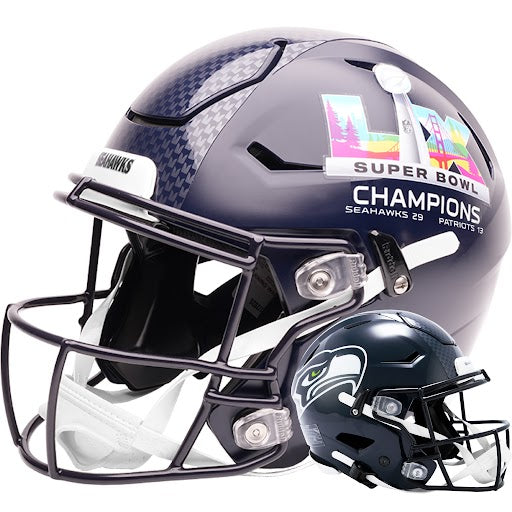 Super Bowl 60 Seahawks Speed F/S Authentic Football Helmet