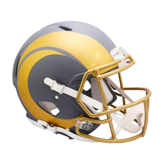 Los Angeles Rams SLATE Full Size Authentic Football Helmet