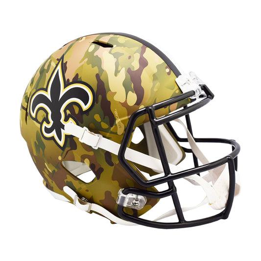 New Orleans Saints CAMO Full Size Authentic Football Helmet