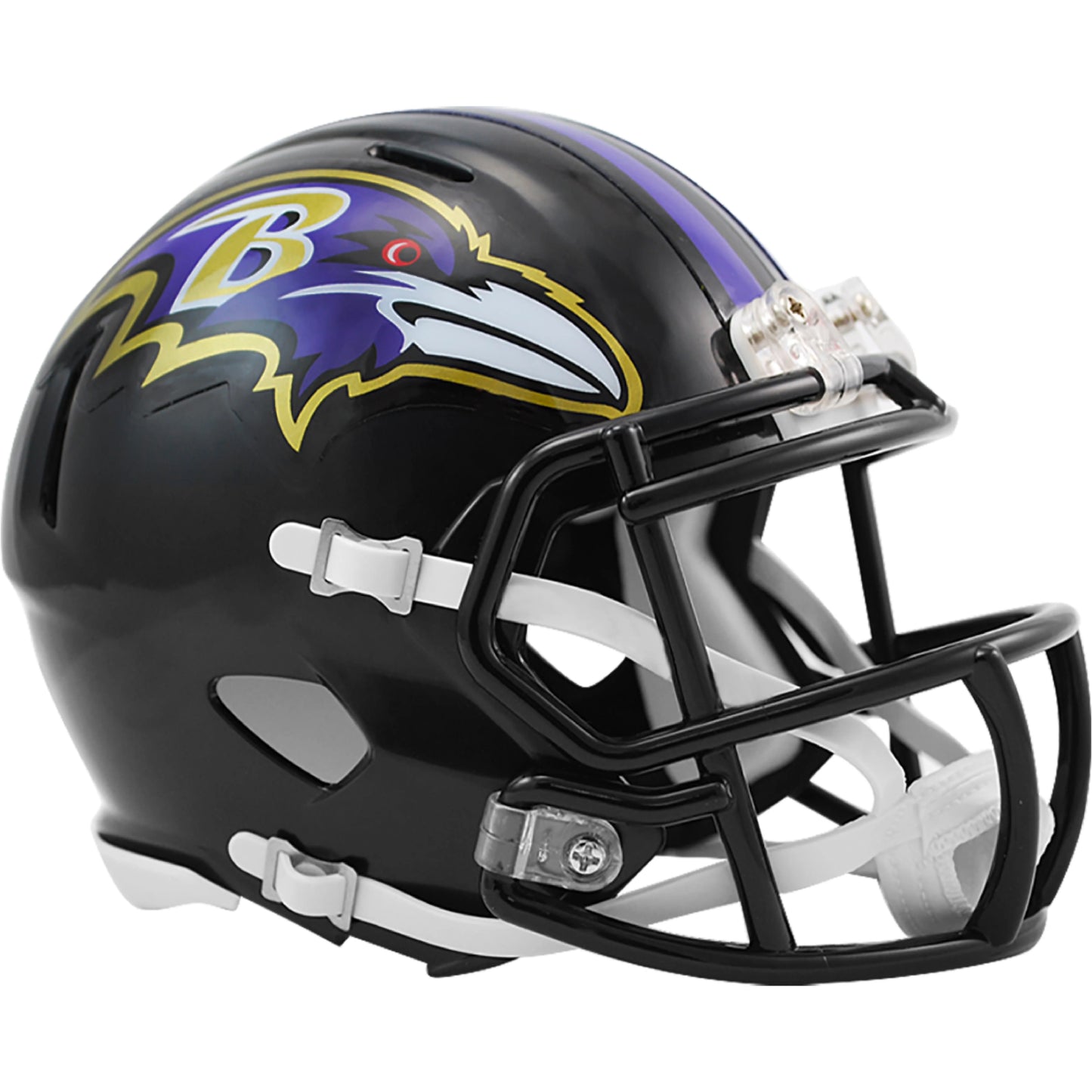 Baltimore Ravens Primary Speed Mini Football Helmet