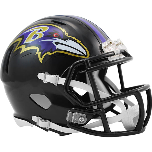 Baltimore Ravens Primary Speed Mini Football Helmet